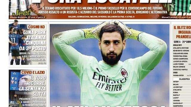 Prima TS - Il Milan stecca, l’Inter gode
