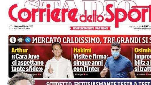 Prima CdS -  Hakimi, visite e firma: cinque anni con l'Inter