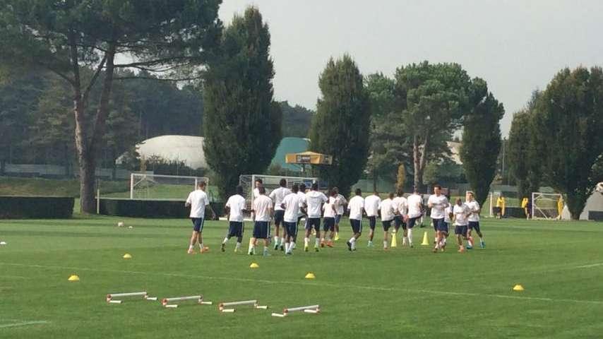Seduta pre-Saint-Etienne: rapidità e lavoro tattico