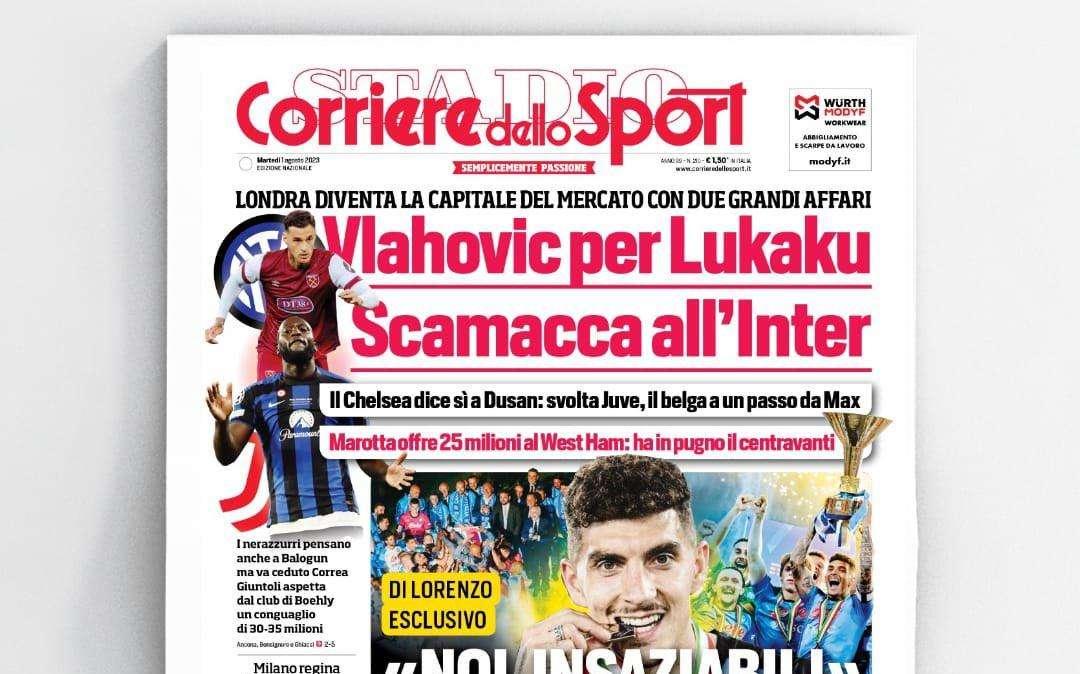 Prima CdS - Scamacca all'Inter: Marotta ha in pugno il centravanti
