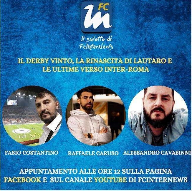 LIVE VIDEO - Il derby di coppa, la moviola e la partita contro la Roma nel 'Salotto di FcInterNews'