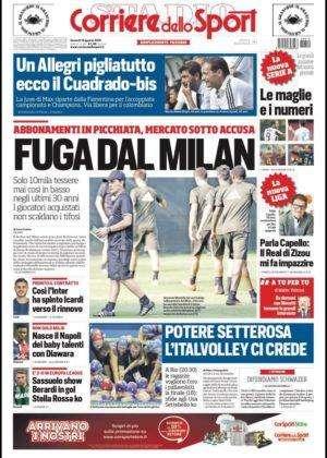 Prima pagina CdS - Icardi, come nasce il rinnovo