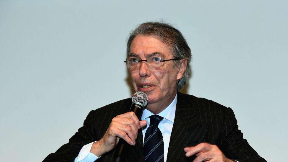 Moratti: "Mourinho alla Roma mi sorprende, ma fa piacere. Credo che Conte resterà, Zhang mi ha chiamato dopo il pari dell'Atalanta"