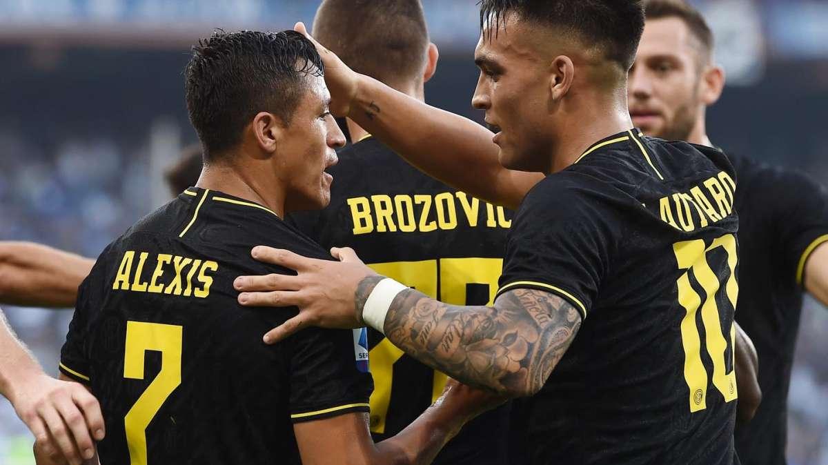 Sanchez e Lautaro a Genova
