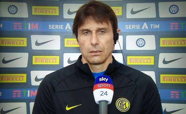 Conte a Sky: "Vidal ha avuto un fastidio in rifinitura. La barca arriverà in porto, forse qualcuno augurava il male a me e all'Inter"