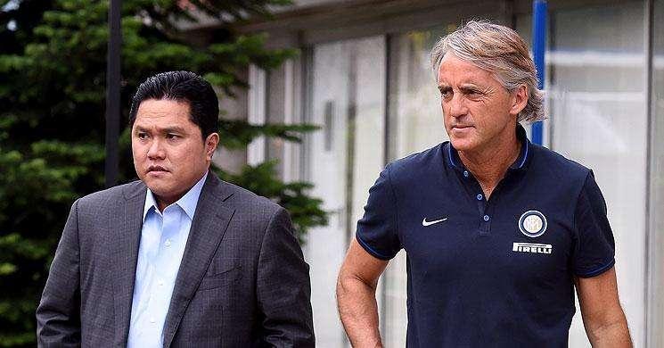 Thohir, i complimenti a Mancini via telefono