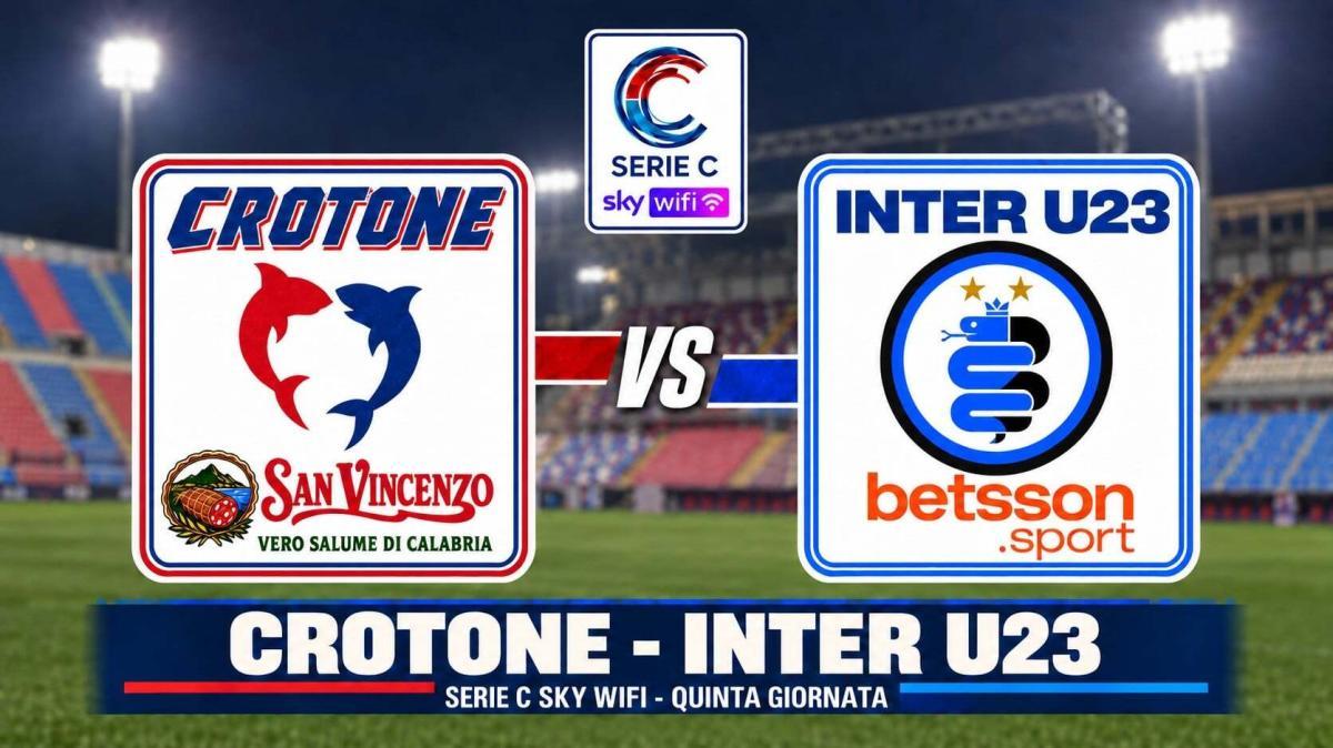 LIVE - Crotone-Inter U23, 0-0 al 15': Stante a terra, entra Jakirovic