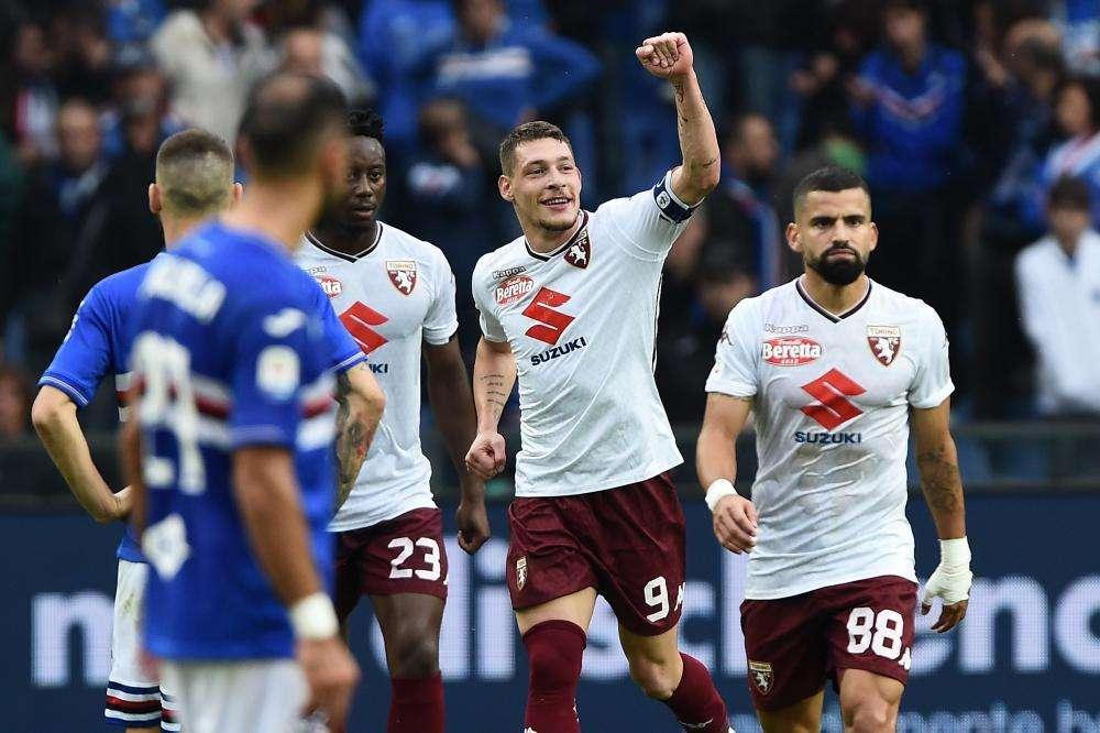 Serie A - Poker del Torino, Samp travolta. Ventura perde ancora