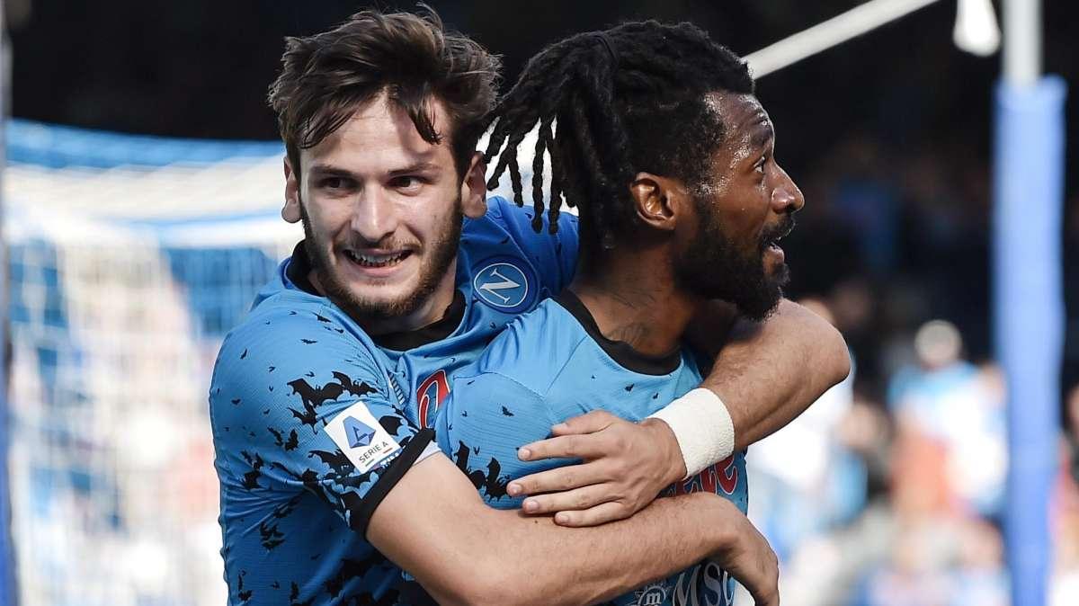 Doppio Anguissa più Kvaratskhelia, il Napoli supera anche il Torino (3-1) e allunga in testa a quota 20 punti