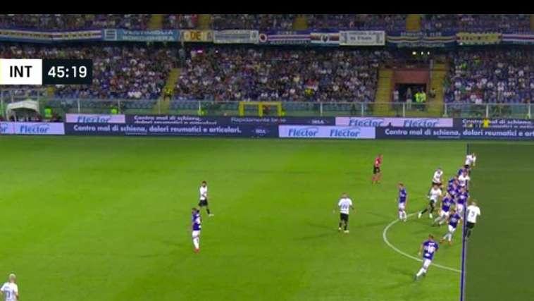 Samp-Inter - Il Var salva entrambi gli assistenti. Guida risparmia sui cartellini