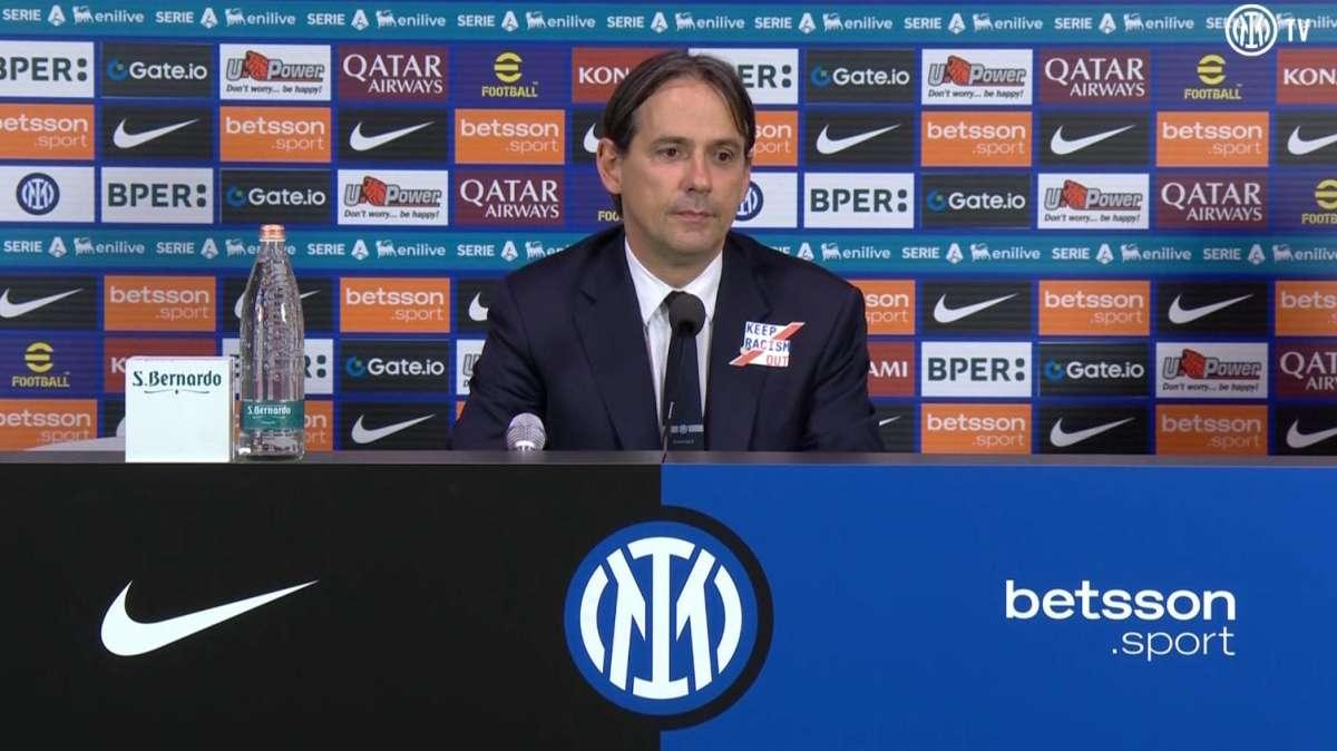 Inzaghi in conferenza: "Siamo in difficoltà, giocando tanto è dura recuperare. Espulsione 'tattica'? No, errore mio"