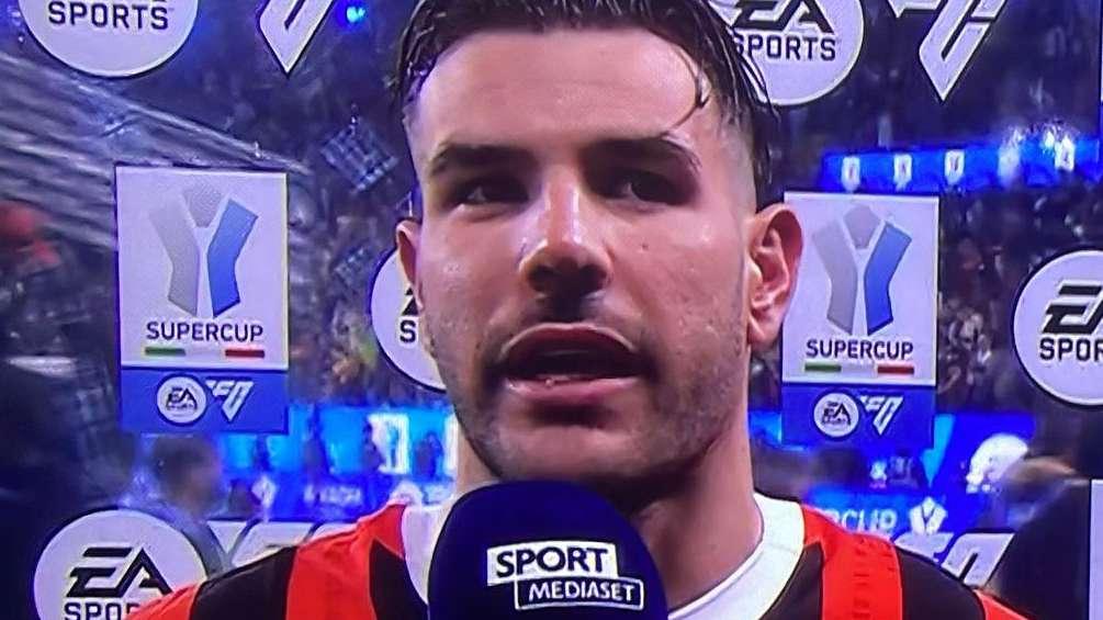 Milan, Theo Hernandez a SM: "Abbiamo fatto una bella gara, sappiamo che l'Inter è una grande squadra"
