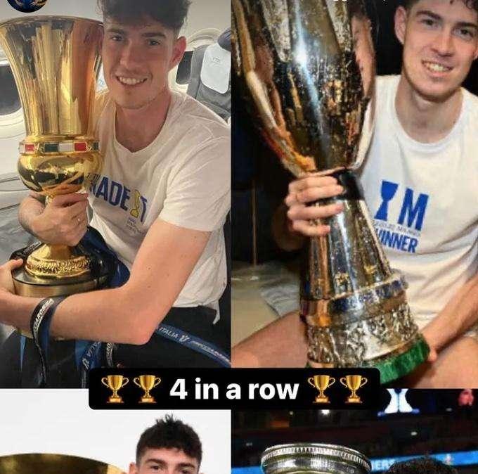 Dallo scudetto alla Coppa Italia, Bastoni re di Coppe: "Quattro di fila"