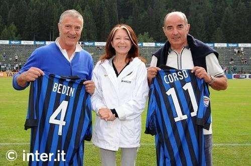 Bedin e Corso ricevono le nuove maglie dell'Inter