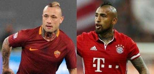 Restyling a centrocampo, si punta al fuoriclasse. I nomi: Vidal e Nainggolan
