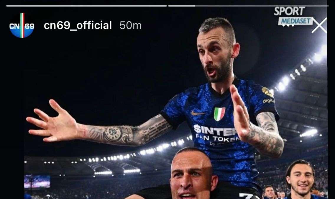 La Nord saluta Brozovic: "Non finiremo mai di ringraziarti. Buona fortuna"