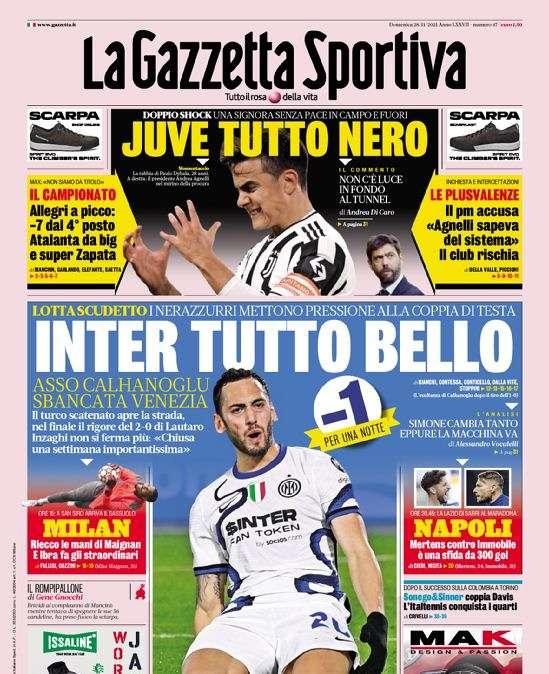Prima GdS - Inter tutto bello. Asso Calhanoglu, sbancata Venezia
