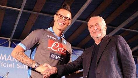 De Laurentiis: "Hamsik? Per il Napoli è incedibile"