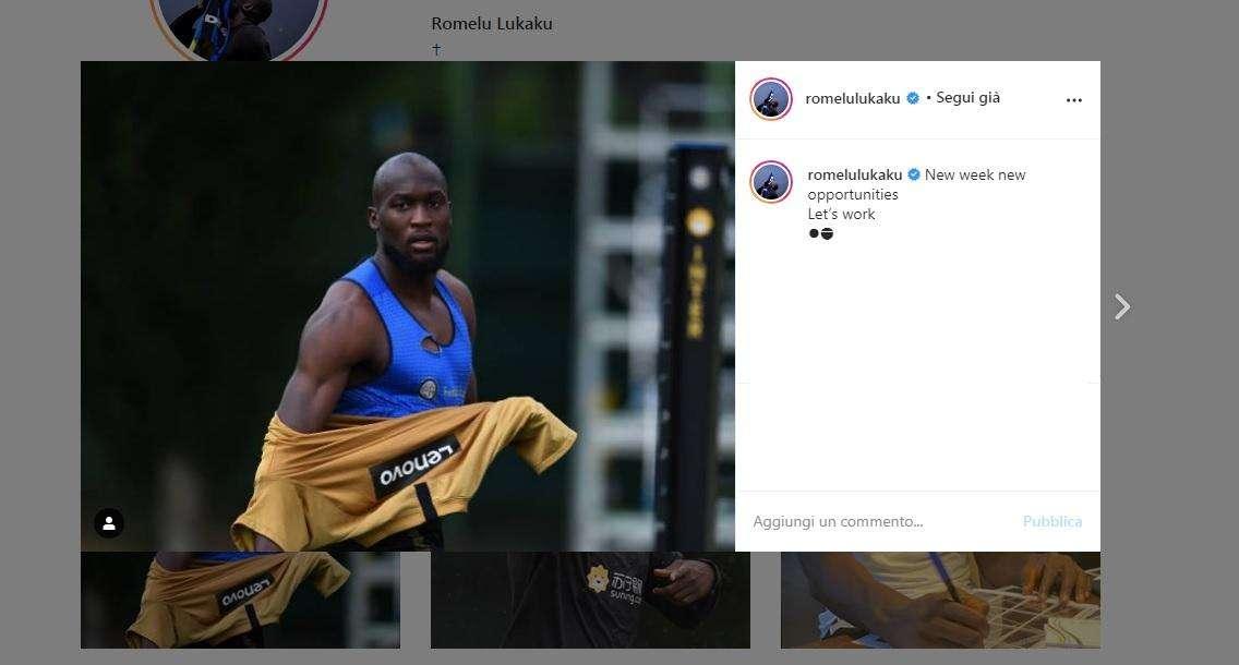Lukaku carica in vista del Verona: "Nuova settimana, nuove opportunità"