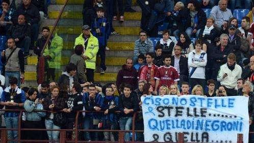 Cori razzisti e striscioni, multe per Milan e Inter