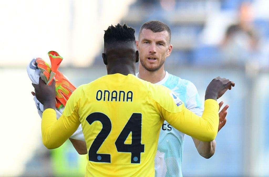 Sassuolo-Inter, Dzeko domina la scena. Voti anche per Dumfries e Mkhitaryan