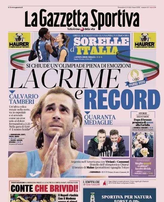 Prima GdS - Conte, che brividi. Napoli avanti ai rigori contro il Modena