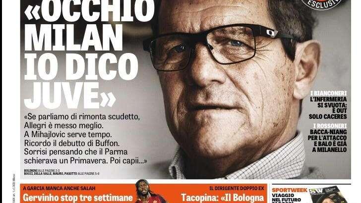 Prime pagine - Mercato, come recuperare un tesoretto di 30 milioni. Mancini con JoJo-Icardi. Infortuni segreto