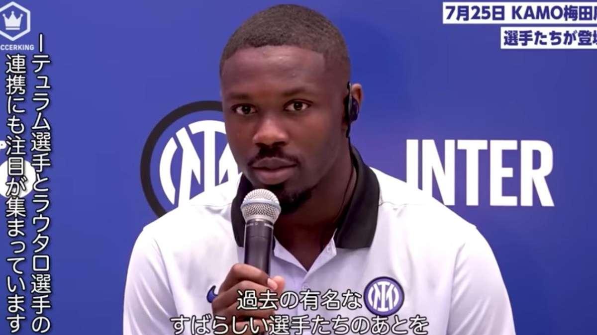 Thuram e l'impatto con il mondo Inter: "Mi trovo bene in questa squadra di grandi giocatori"