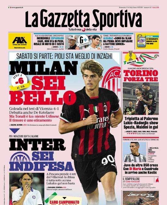 Prima GdS - Milan sei bello, Inter sei indifesa