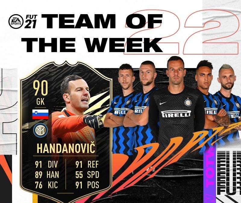 La prestazione 'mostruosa' nel derby vale ad Handanovic un posto nel Fifa Team of The Week