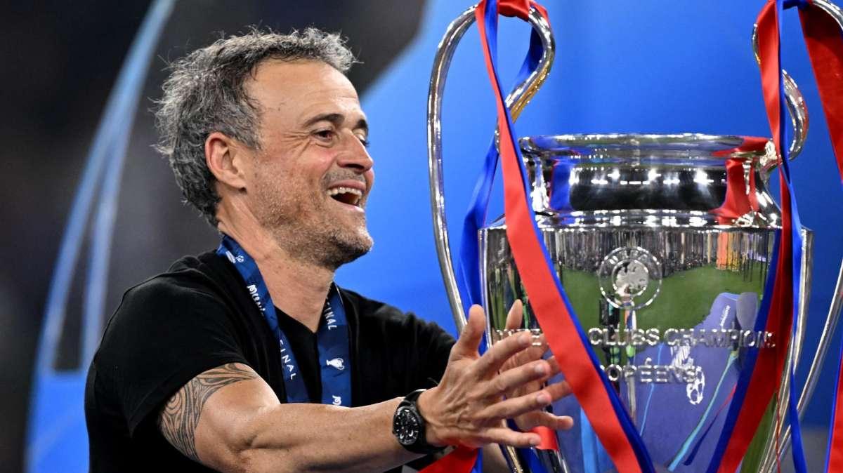 PSG, Luis Enrique: "La goleada al Real? Ero pieno di messaggi di tifosi del Barça... Sogniamo di vincere tutto"
