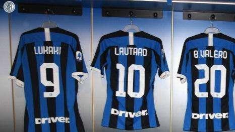 FOTO - Inter-Lecce, lo spogliatoio nerazzurro è pronto: ecco la 9 di Lukaku