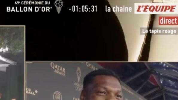 Pallone d'Oro, Dumfries sfila sul tappeto rosso: "Meraviglioso, è la mia prima volta qui. Chi vincerà? Dembélé"