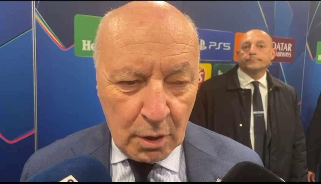 VIDEO - Marotta: "La partita più bella della mia carriera. Vittoria di tutti ma l'artefice è Inzaghi"
