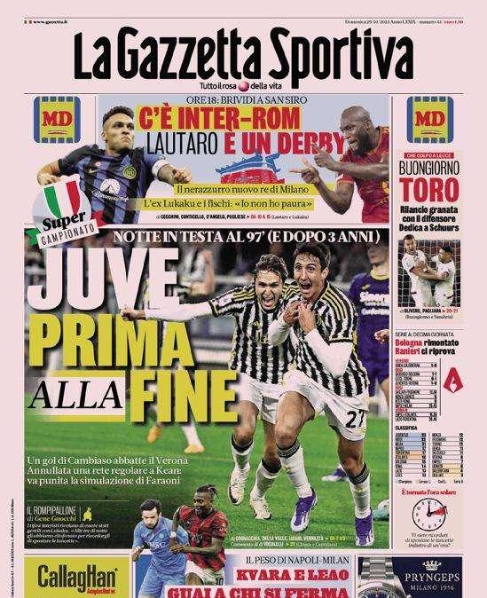 Prima GdS - C'è Inter-Rom. L'ex Lukaku e i fischi: 'Io non ho paura'