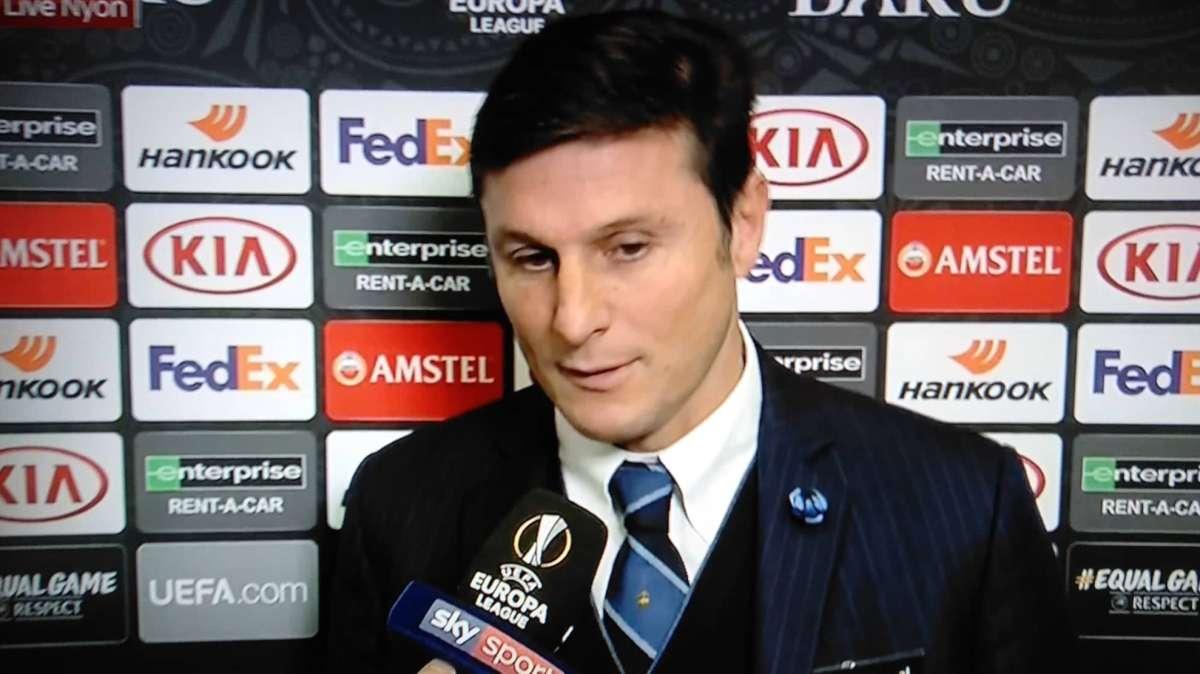 Zanetti a Sky: "Vogliamo arrivare in fondo in EL. Rapid? È andata bene"
