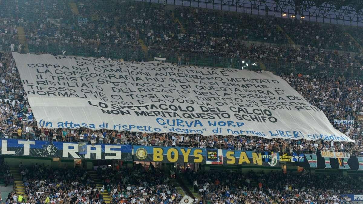 La Curva Nord sottoscriverà la 'Tessera del Tifoso'