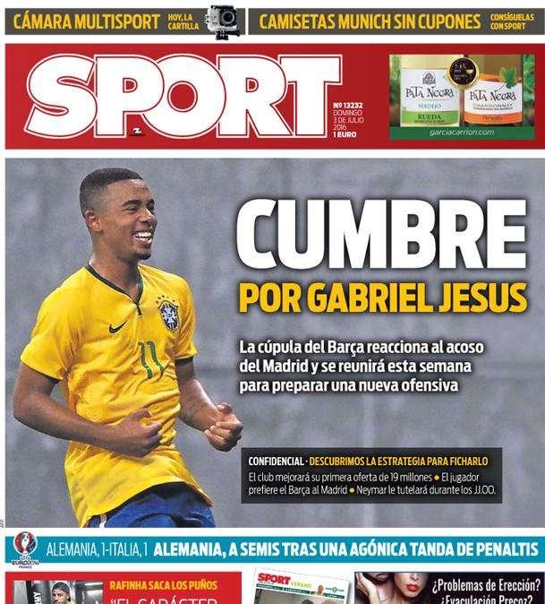 Sport - Barça, vertice per Gabriel Jesus. In settimana il summit per preparare la nuova offensiva