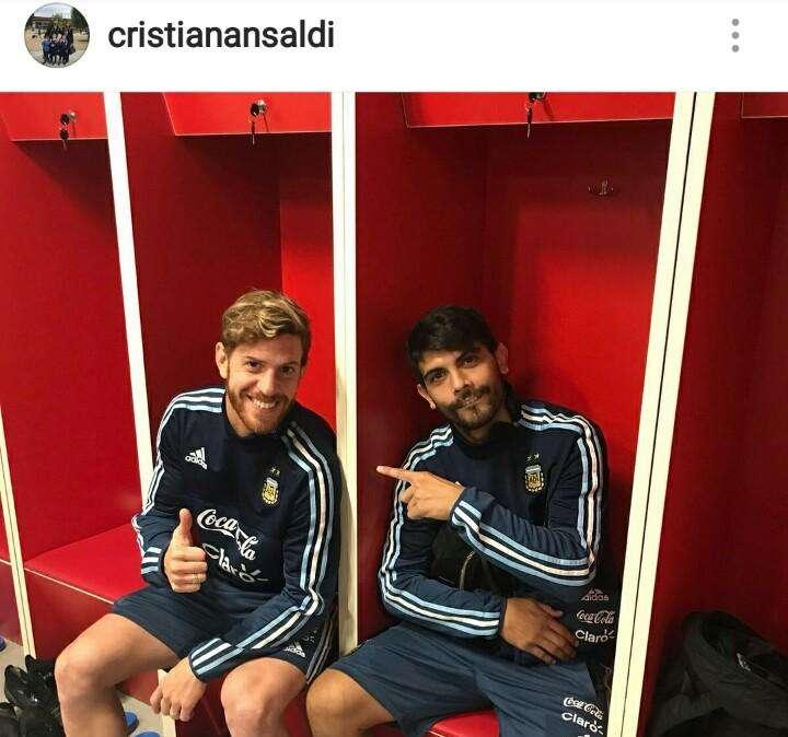 Ansaldi e Banega, reunion gioiosa in Nazionale