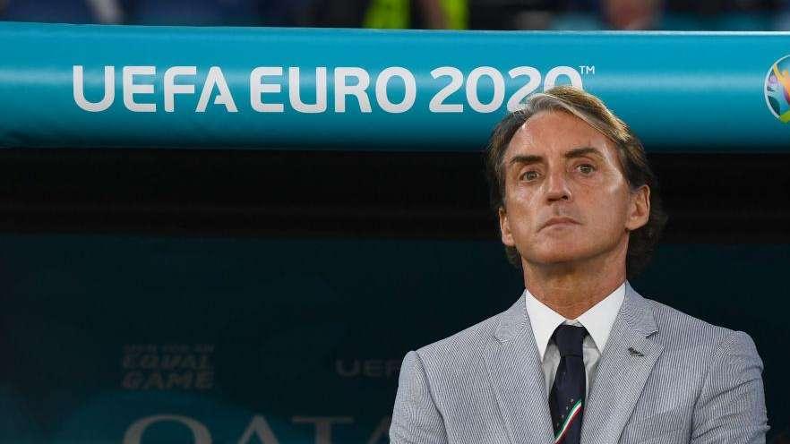 Mancini: "Verratti può giocare, ma il suo stato di forma non è ottimale. Vedremo se giocherà dall'inizio o meno"