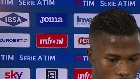 Keita Baldé al 45': "Cerchiamo di portare a casa il risultato"