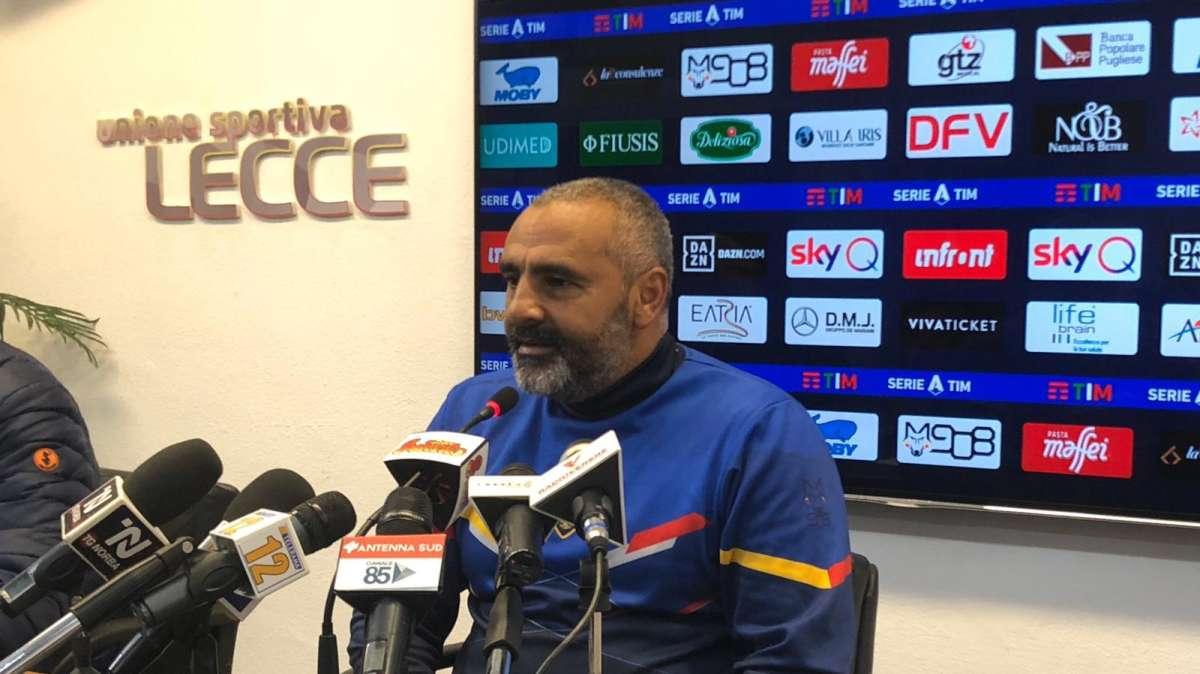 Lecce, Liverani: "Non sarà il risultato di Genoa-Inter a farci salvare"