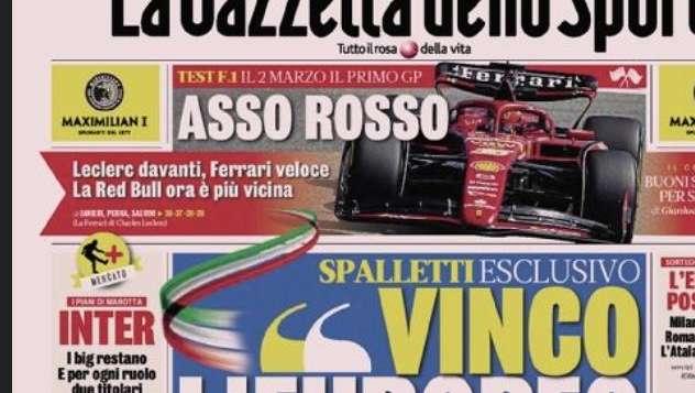 Prima GdS - Inter, i big restano. E per ogni ruolo due titolari