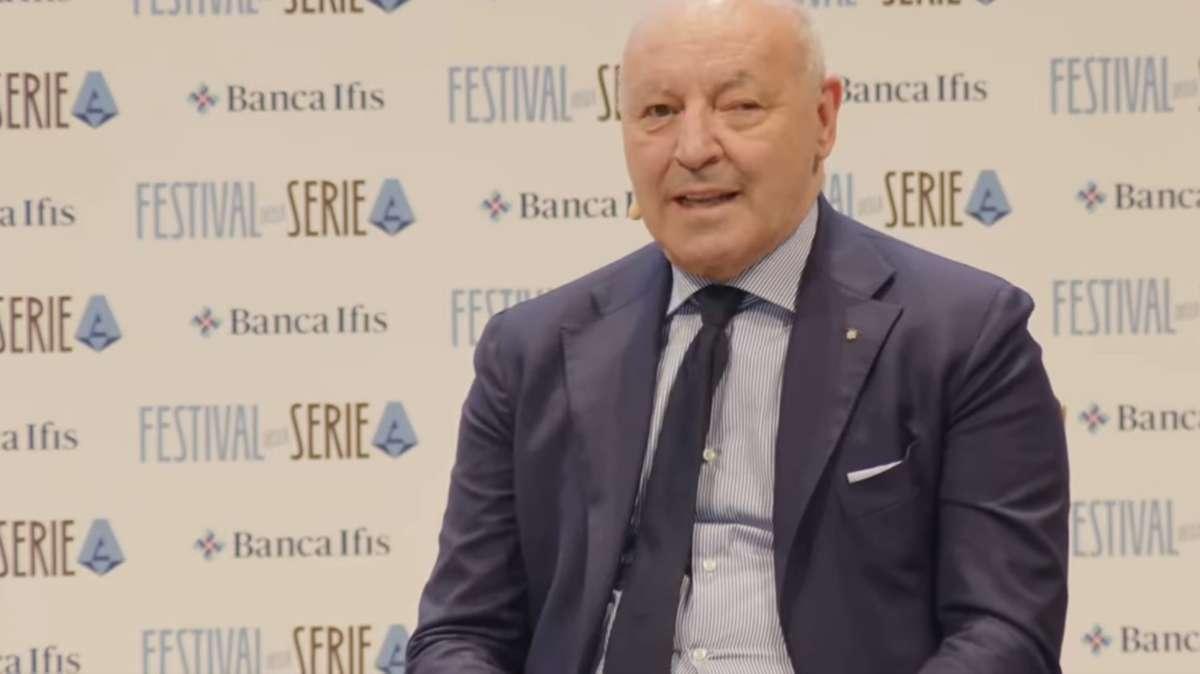 Marotta: "Champions, giusta prudenza di Chivu. Nuovo stadio un'esigenza"