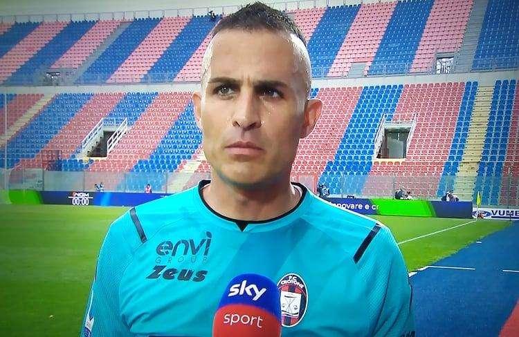 Crotone, Cordaz al 45': "Inter molto prudente, noi proviamo a ripartire quando possiamo"