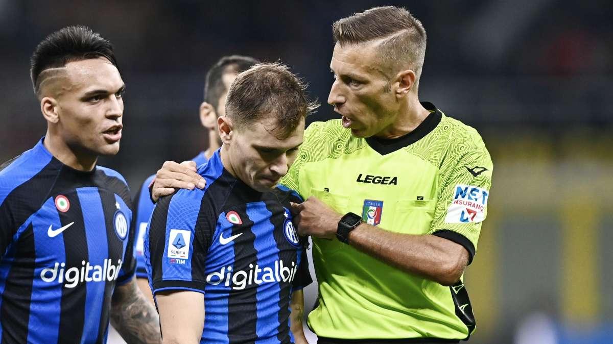 Giudice sportivo - Da Barella a Gosens e Asllani: prima sanzione per quattro interisti