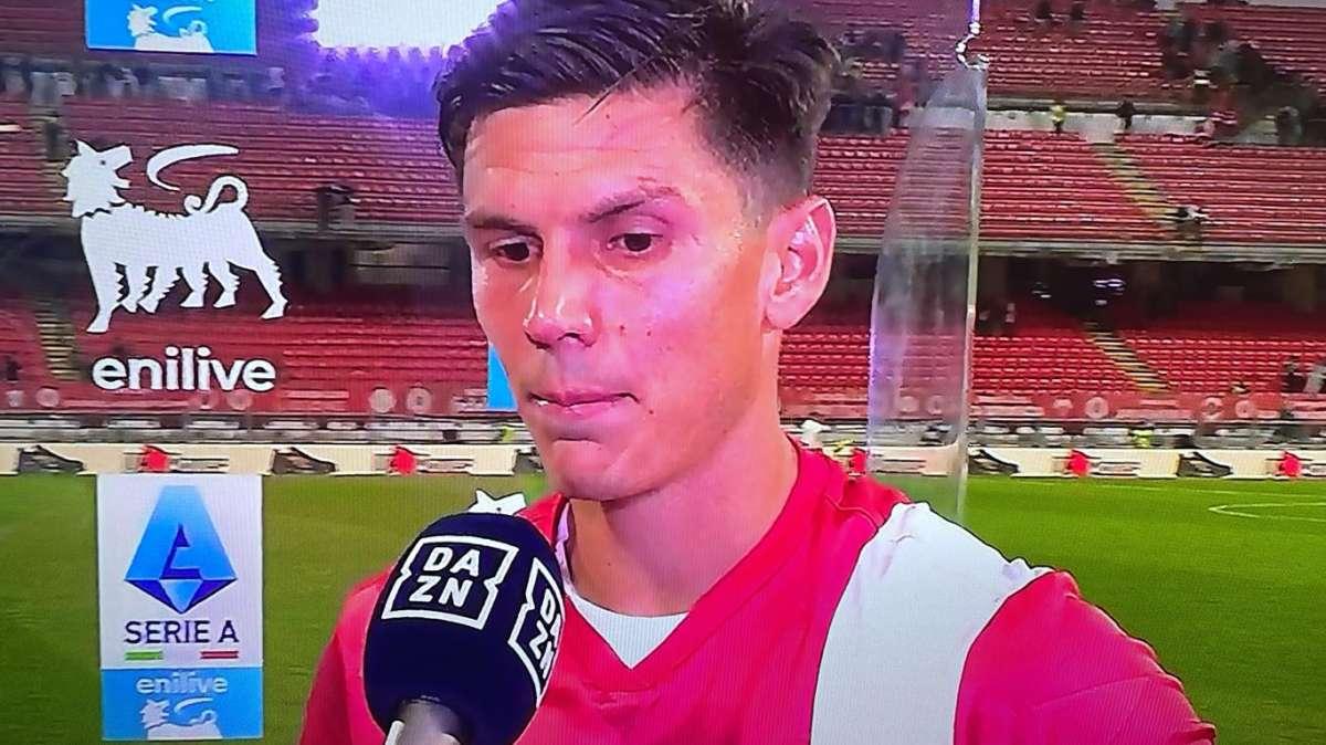 Monza, Pessina a DAZN: "Pari contro una grande squadra, ma abbiamo preso di nuovo gol alla fine"