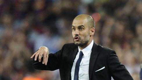 Guardiola al 'Rigamonti', c'era uno striscione...
