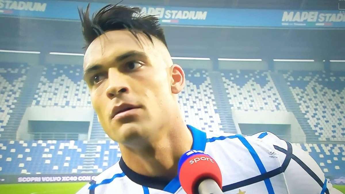 Lautaro al 45': "Stiamo facendo quello che ci chiede Conte. Avanti così anche nella ripresa"