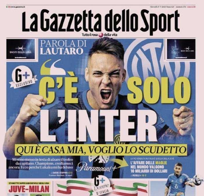 Prima GdS - Lautaro: “C’è solo l’Inter, qui è casa mia”